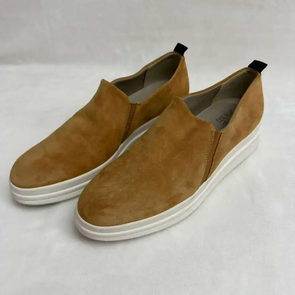 Naturalizer Women's Yola Fashion Tan Brown Flat Sneaker Sz 11M